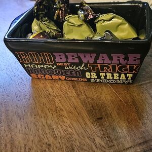 Michaels Halloween Black Candy Dish